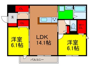 Reposの物件間取画像